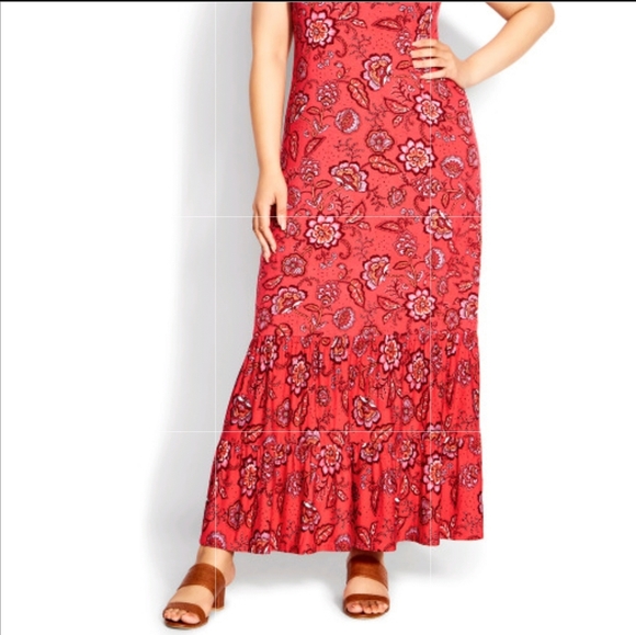 ❤️Evans Frill Hem Floral Print Dress - Picture 4 of 5